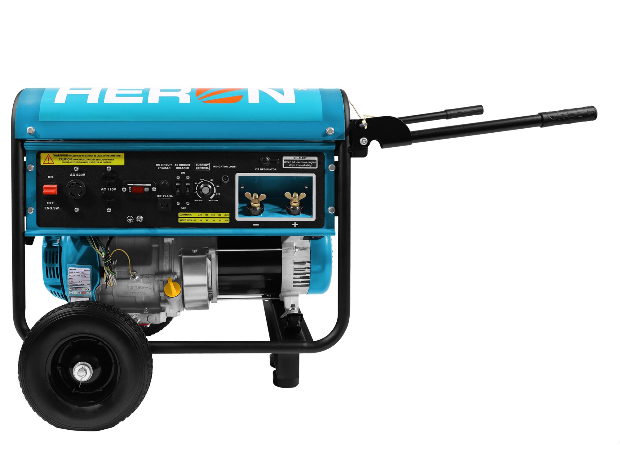 GENERADOR-SOLDADOR DE 15HP, 5500W, 220A, 110/220V - Imagen 1