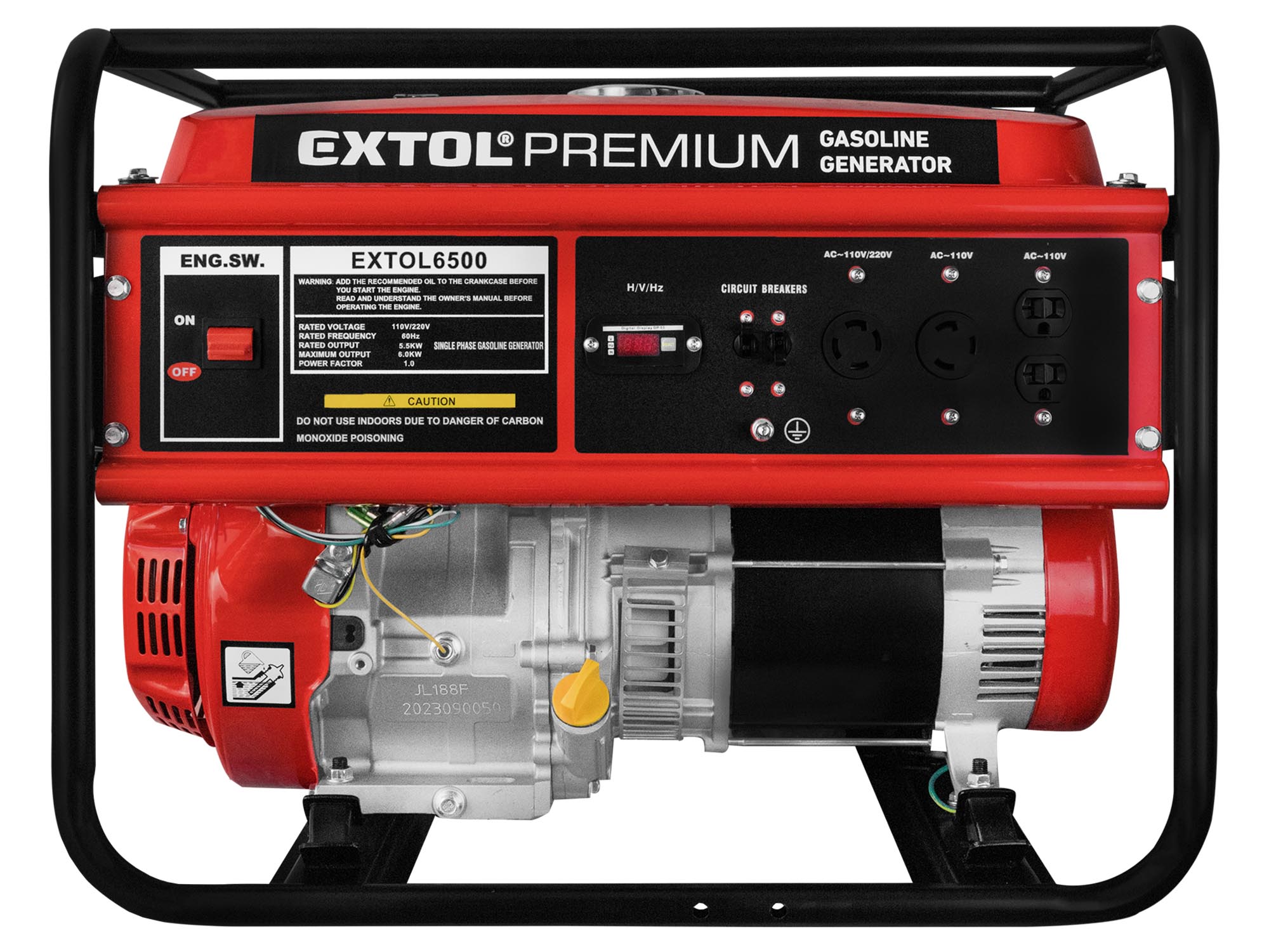 GENERADOR ELÉCTRICO DE 13HP, 6000W