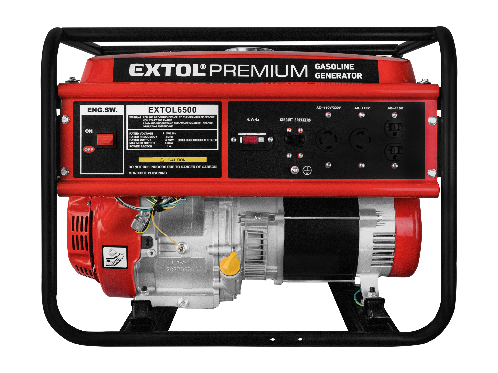 GENERADOR ELÉCTRICO DE 13HP, 6000W - Imagen 1