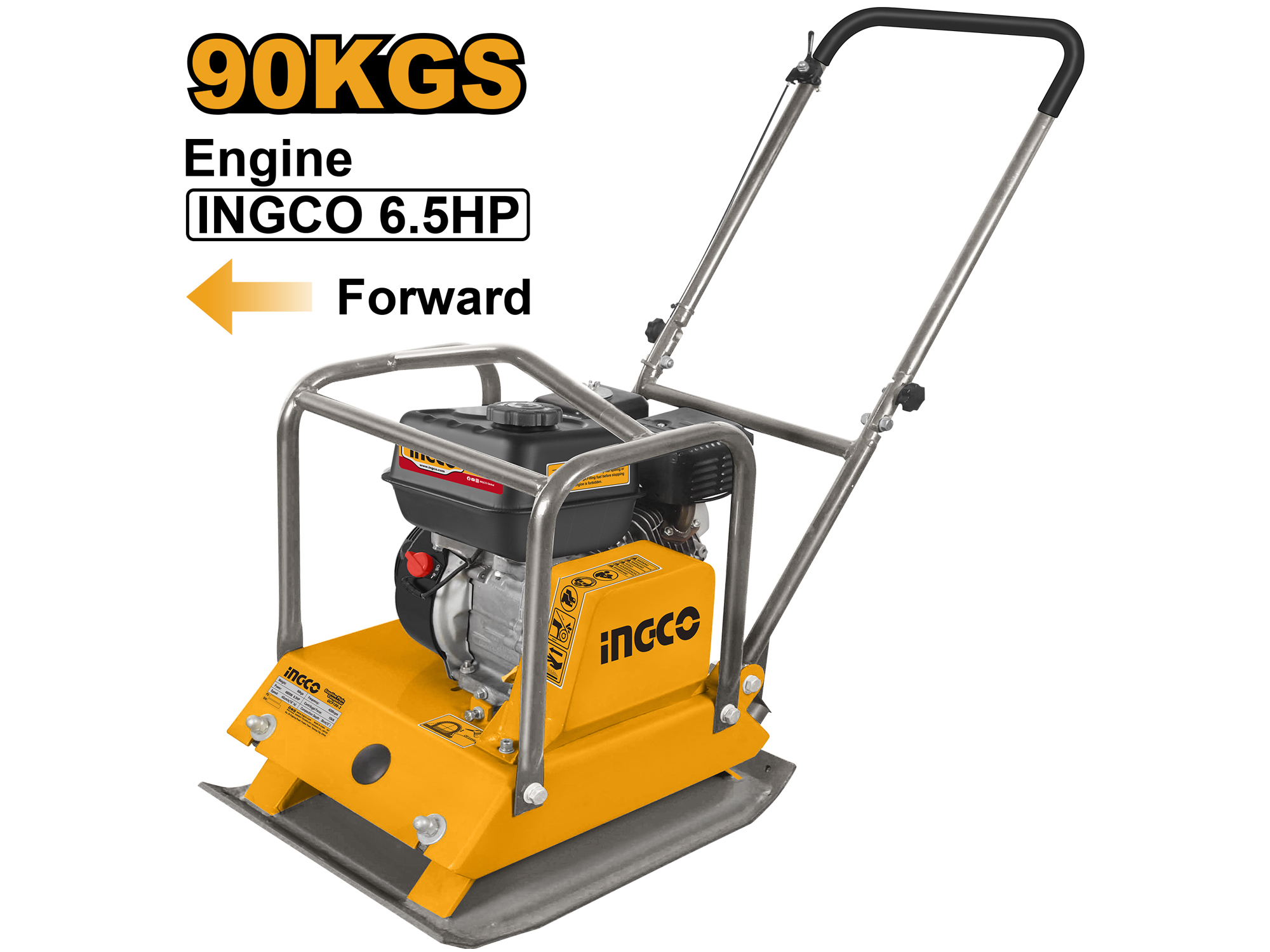 Vibro-compactadora de 5.5HP, 15kN