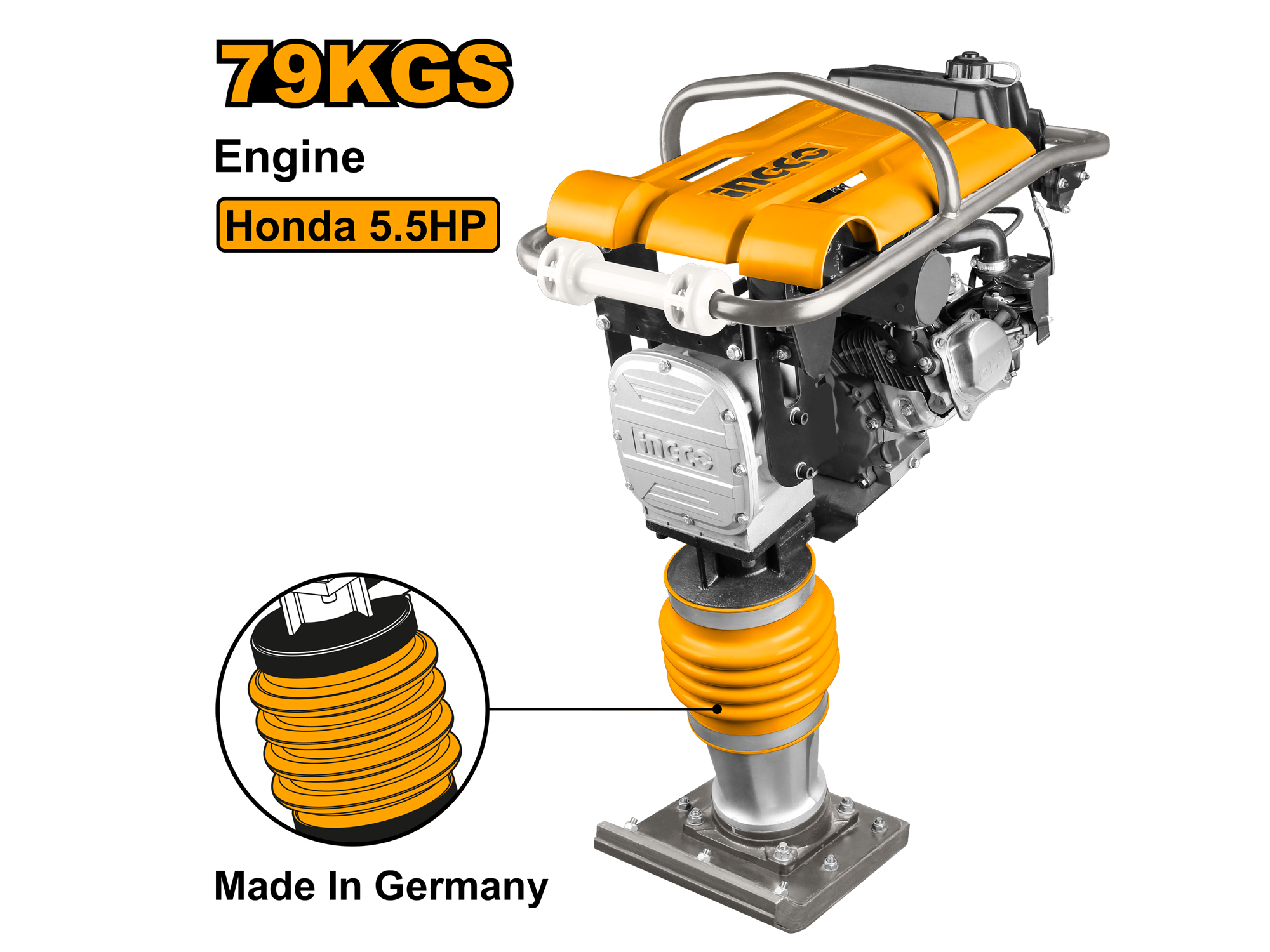 COMPACTADORA DE 5.5HP, 10kN