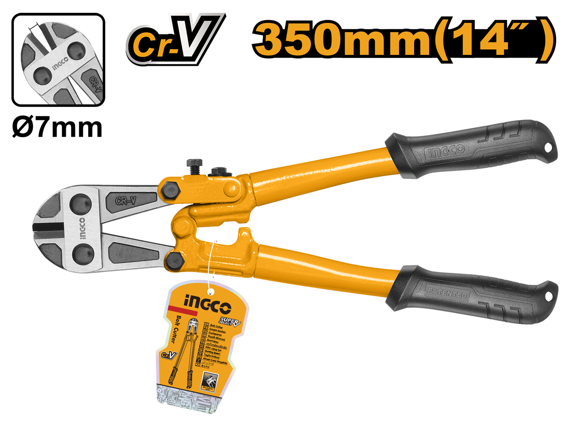 CAIMAN CORTA CANDADOS INGCO 14"