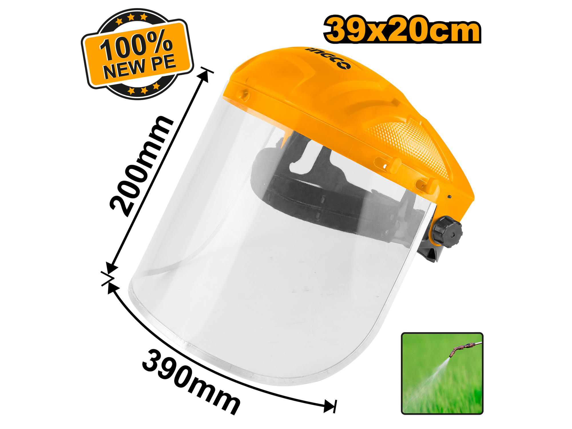PROTECTOR PARA ROSTRO CINTA ANTIBACTERIAL