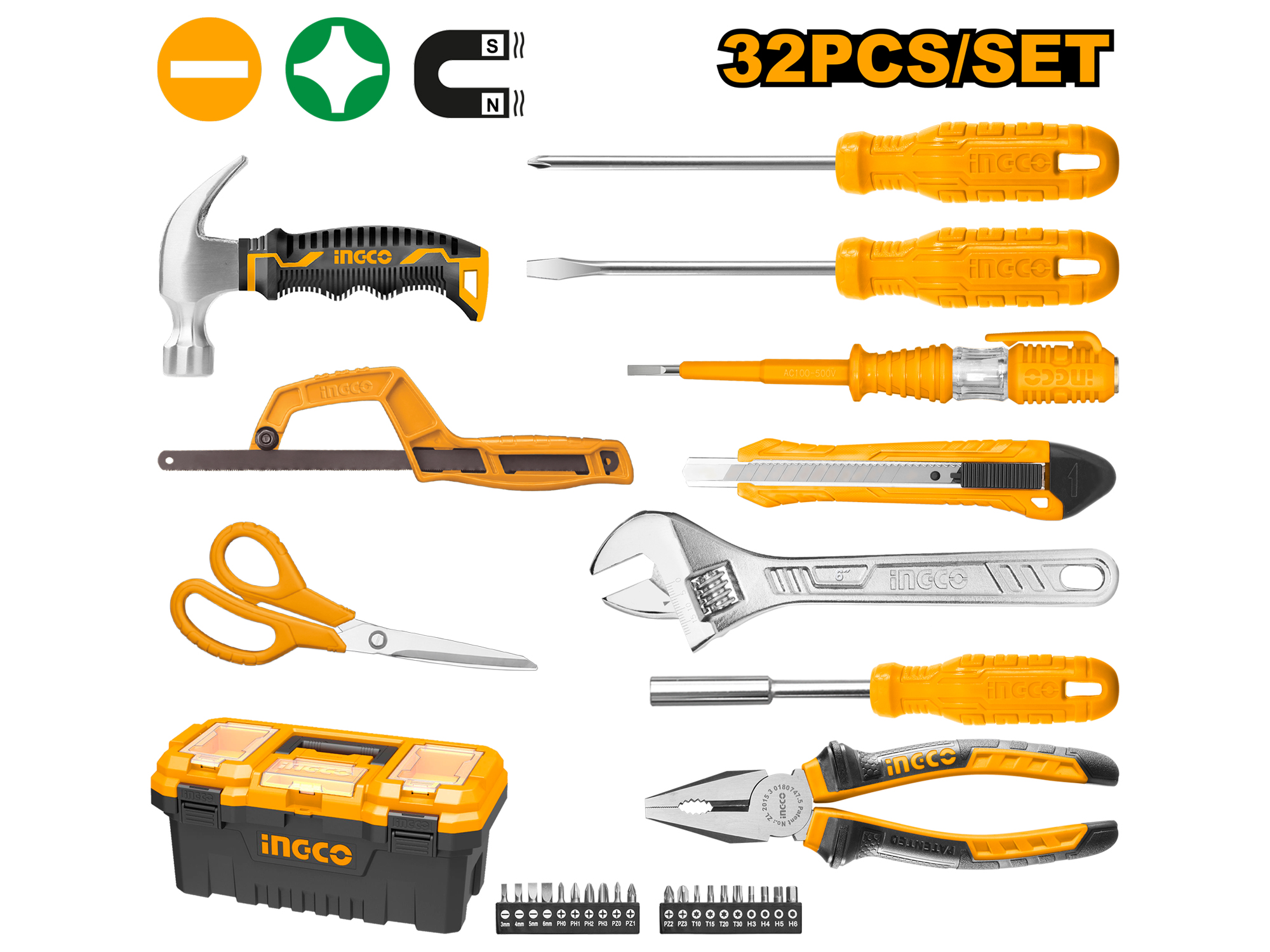 CAJA DE HERRAMIENTA MANUAL 35 PIEZAS SUPER SELECT