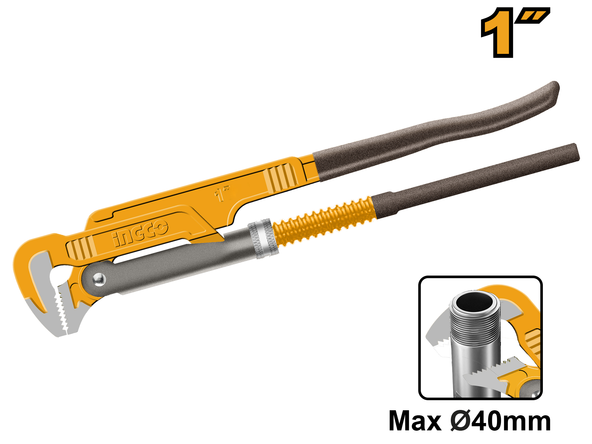 LLAVE DE TUBO TIPO SUECA 90°