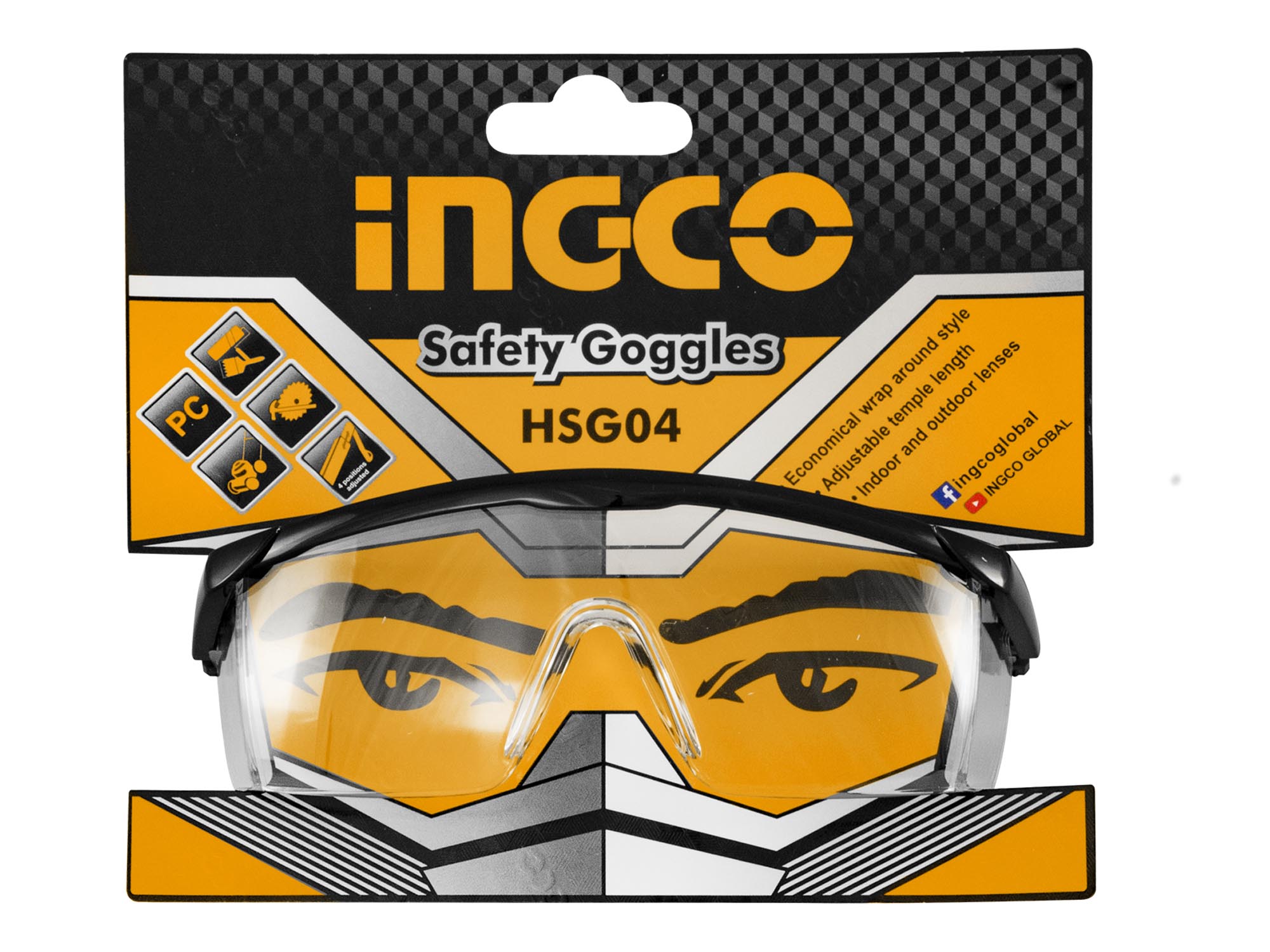 LENTES PROTECTORES TRANSPARENTES