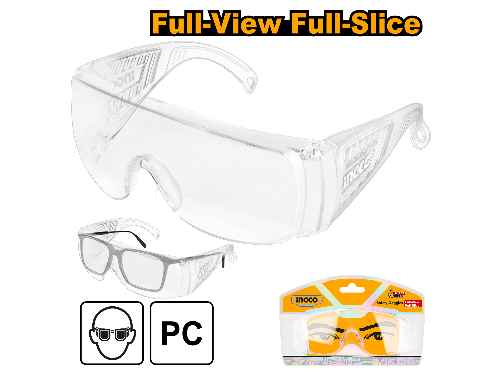 LENTES PROTECTORES TRANSPARENTES