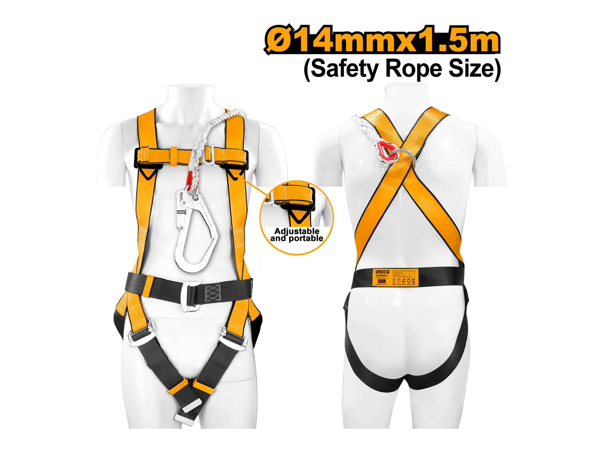 ARNES DE CUERPO COMPLETO CON ANILLO DORSAL