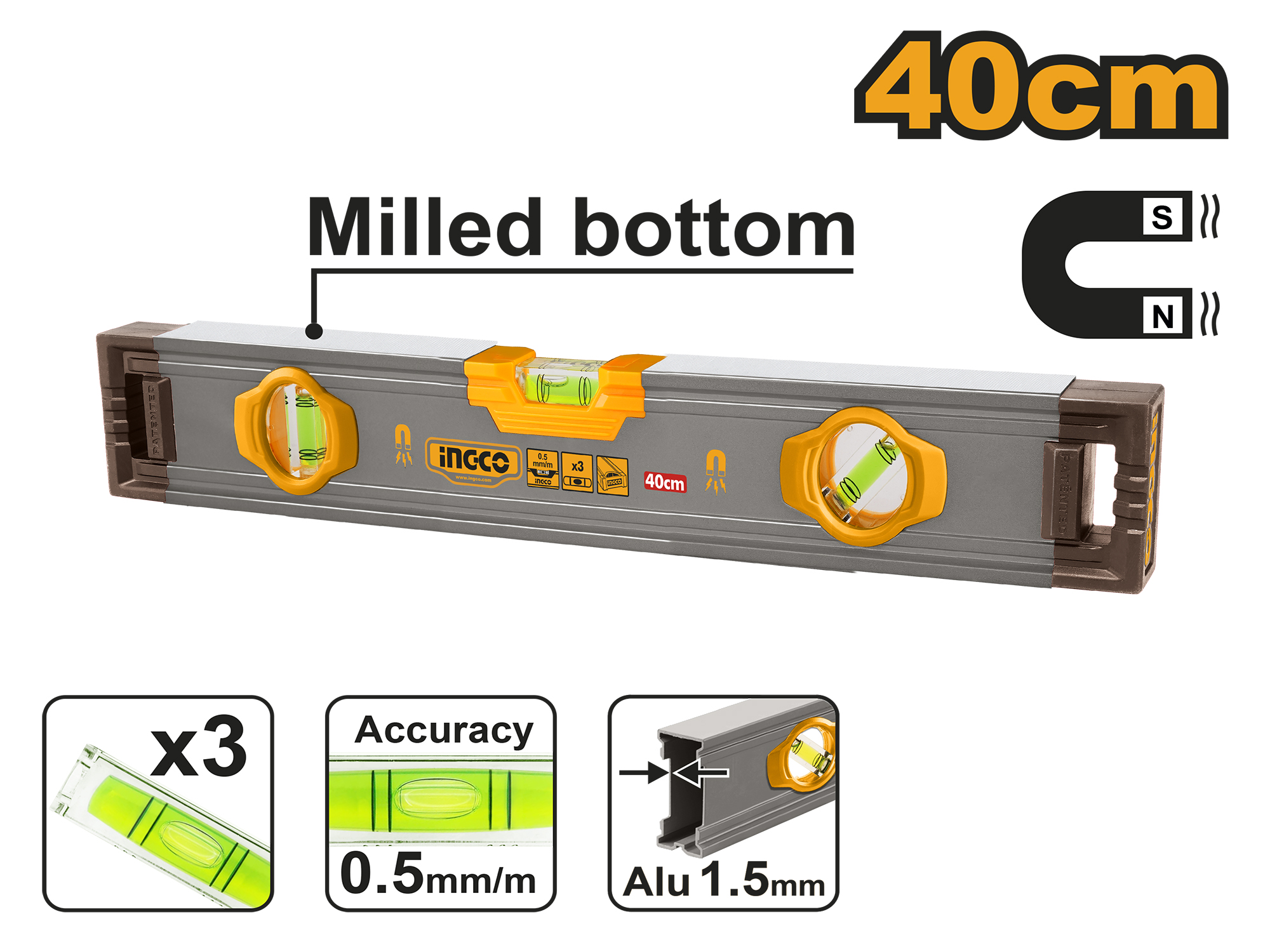 NIVEL MAGNETICO 4 POSICIONES