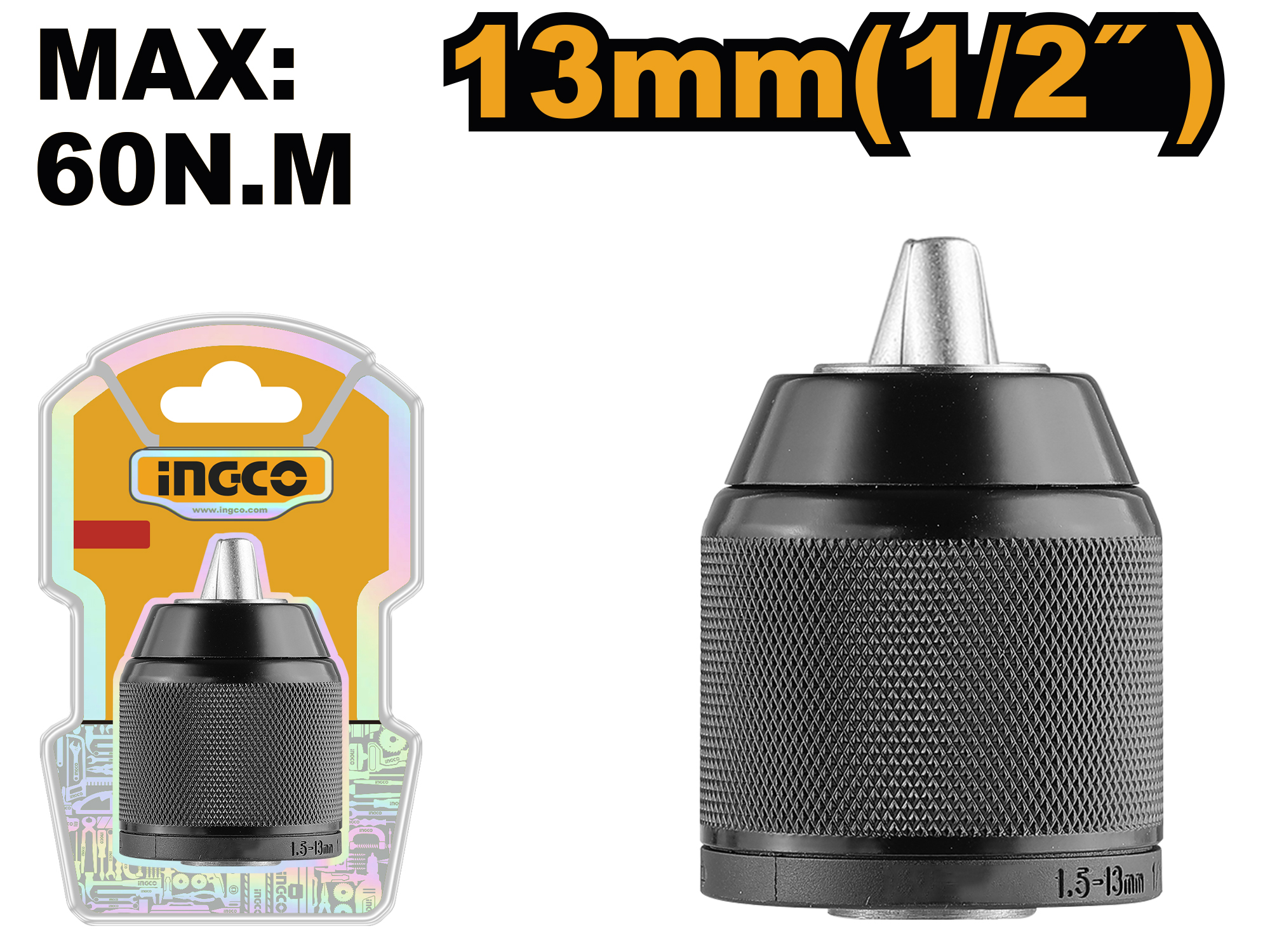 MANDRIL SIN LLAVE 1/2".