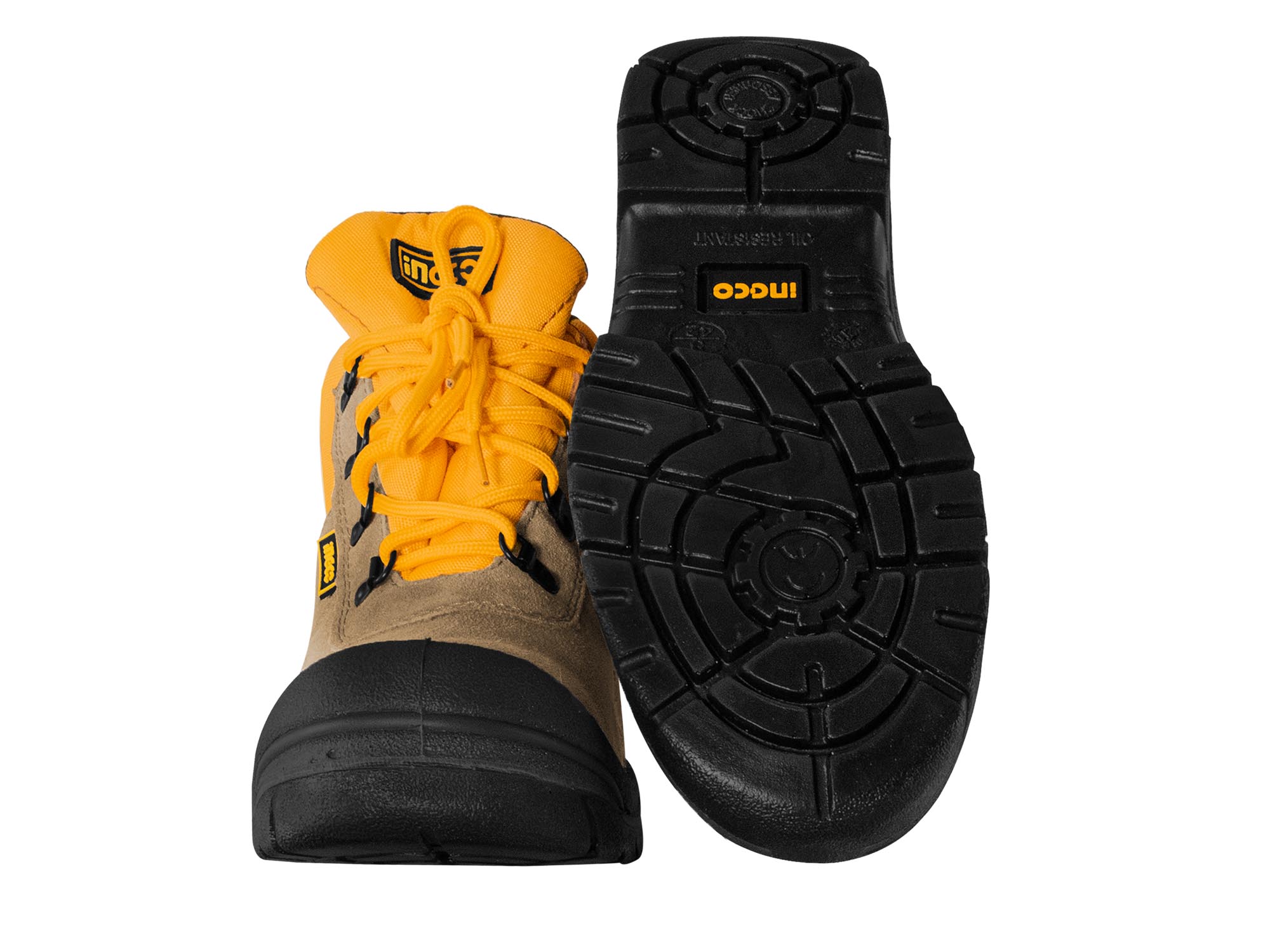 BOTA DE SEGURIDAD CAFÉ - Imagen 1