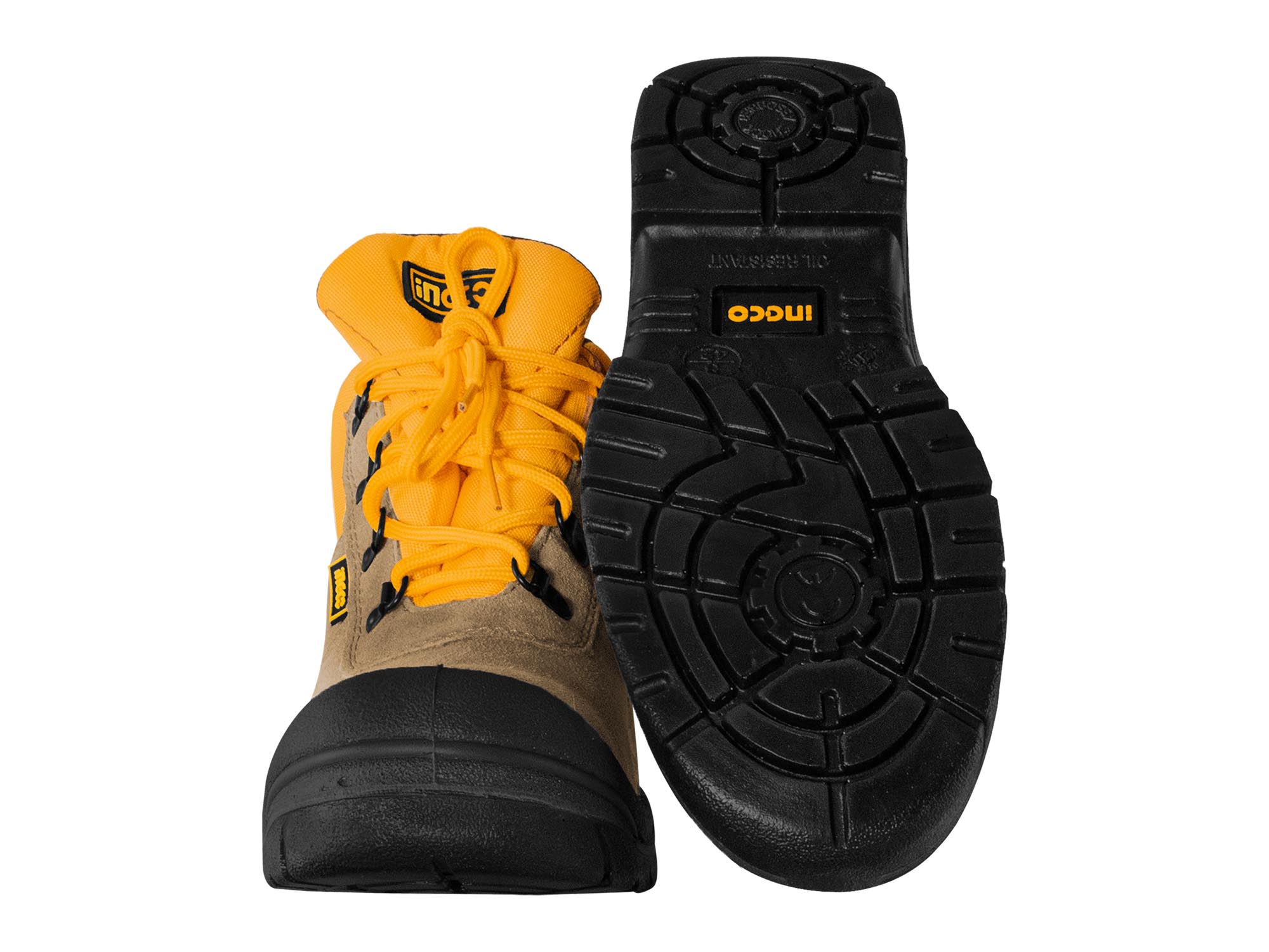 BOTA DE SEGURIDAD CAFÉ - Imagen 1