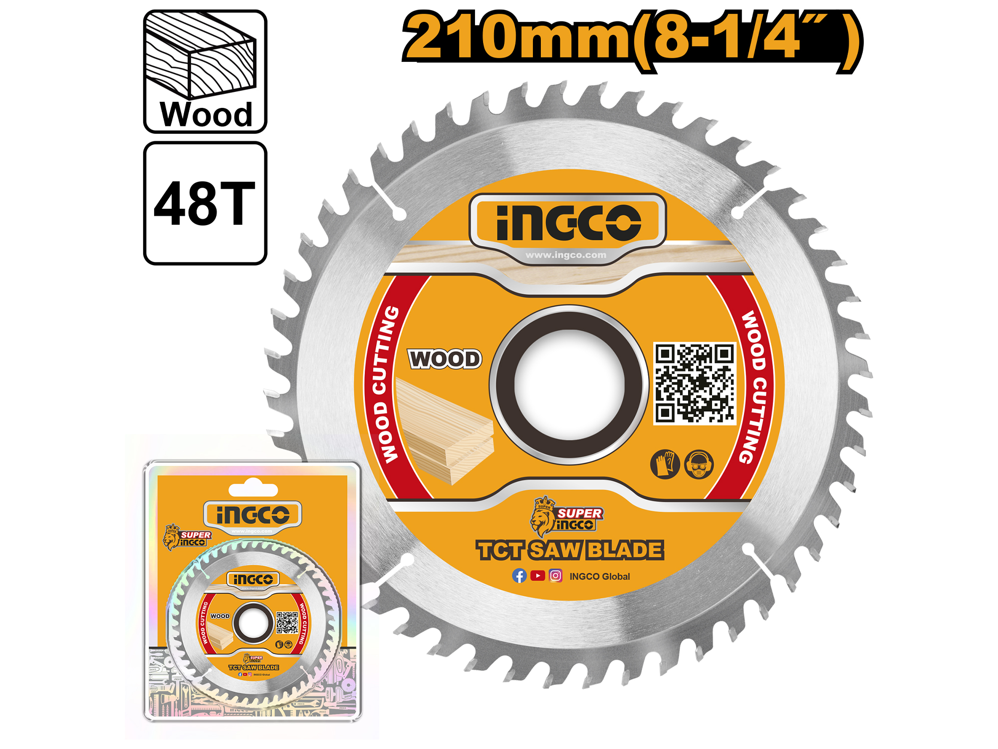 Disco De Corte 8-1/4"(210Mm) Para Sierra De Inglete 20V Inalambrica