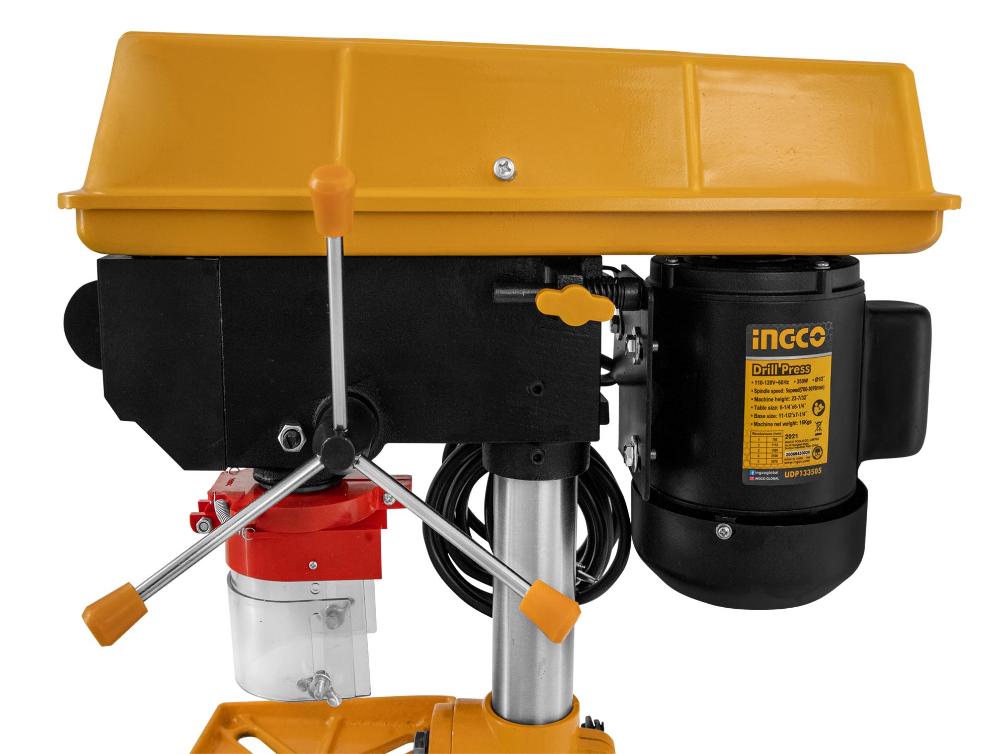 BARRENO DE PEDESTAL INGCO 350W, 5 VEL. - Imagen 1