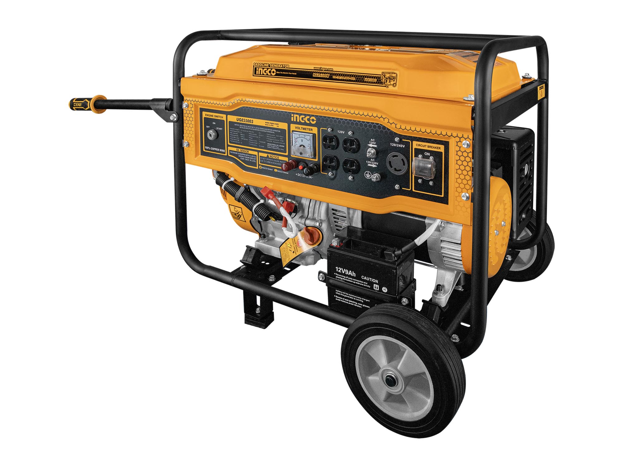 GENERADOR ELÉCTRICO DE 13HP, 5500W - Imagen 1