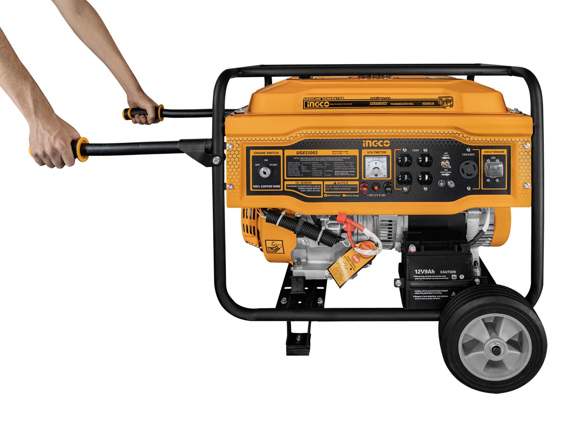 GENERADOR ELÉCTRICO DE 13HP, 5500W - Imagen 2