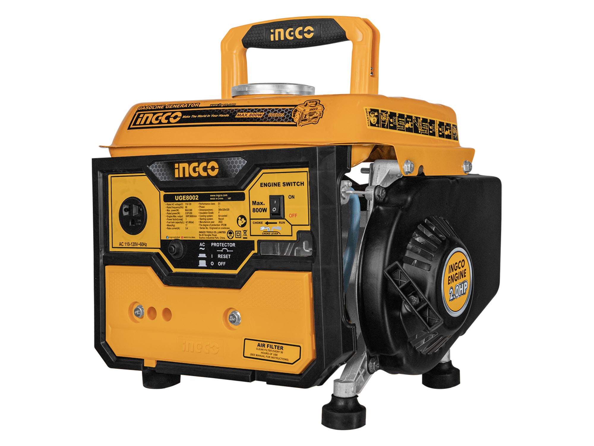 GENERADOR ELÉCTRICO DE 2.0HP, 800W - Imagen 2
