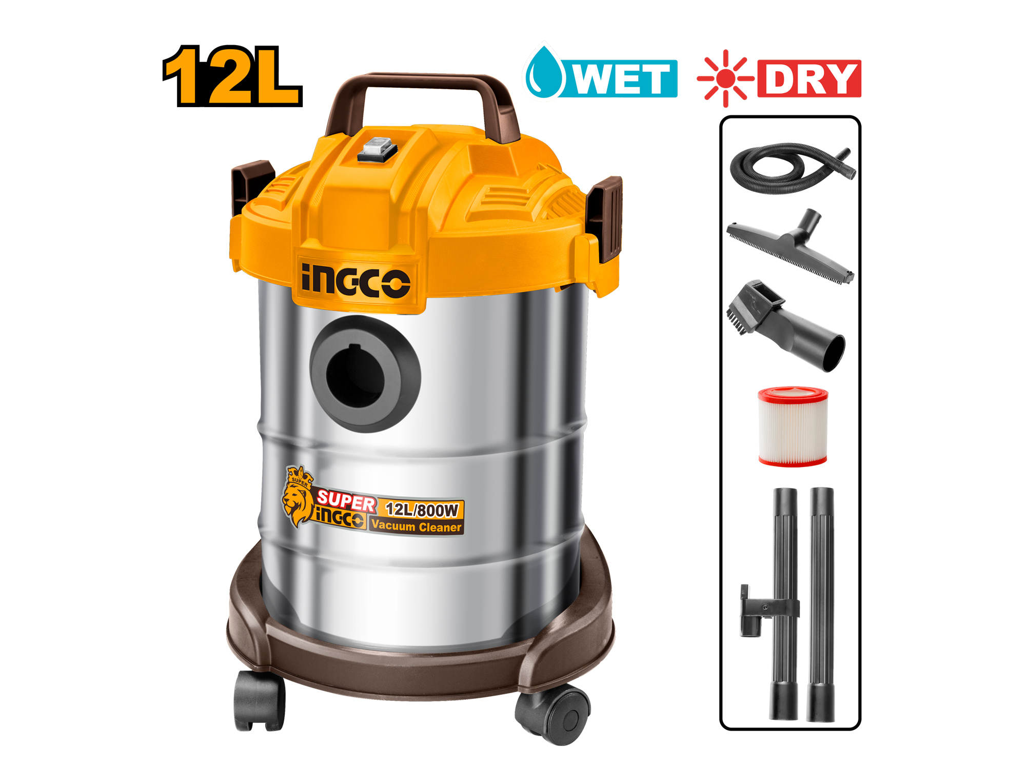ASPIRADORA 800W, 12L